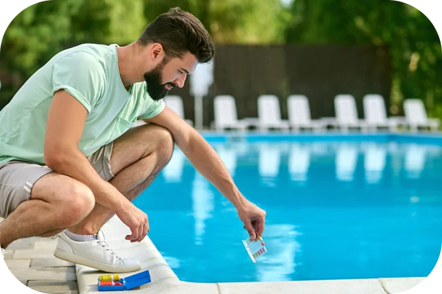 testing pool water